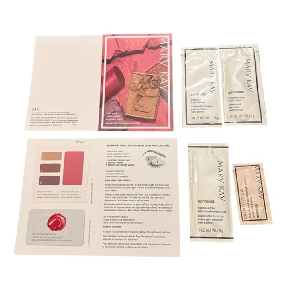Mary Kay‎ Lot Assorted Samples New & Discontinued Colors Single Use Travel #108